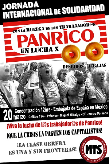 Jornada Internacional de Solidaridad con Panrico