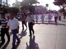 protestan trabajadores del Colegio de Bachilleres